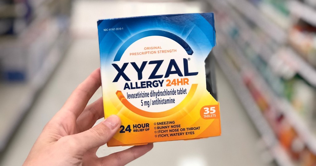 xyzal 24 hour relief in hand in store