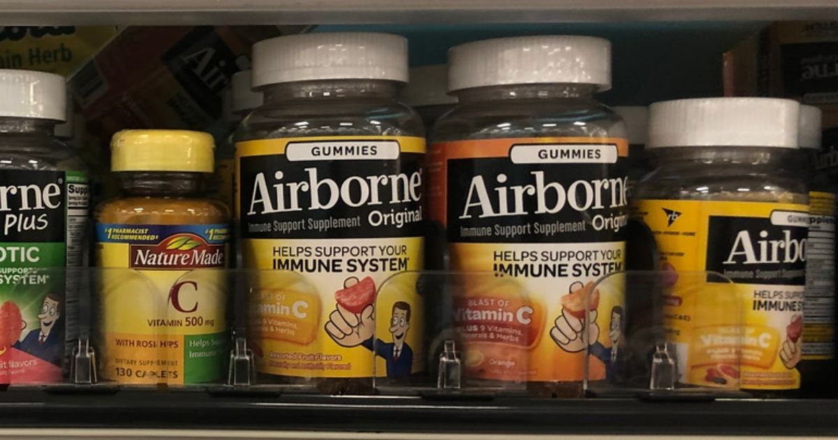 Airborne Gummies on shelf