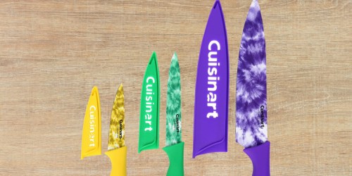Cuisinart Tie Dye 6-Piece Knife Set Only $7.99 on Macys.com (Regularly $30)