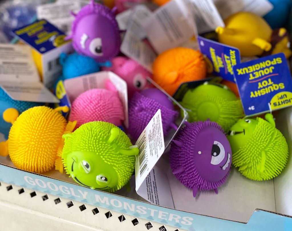 monster themed squishable stress balls