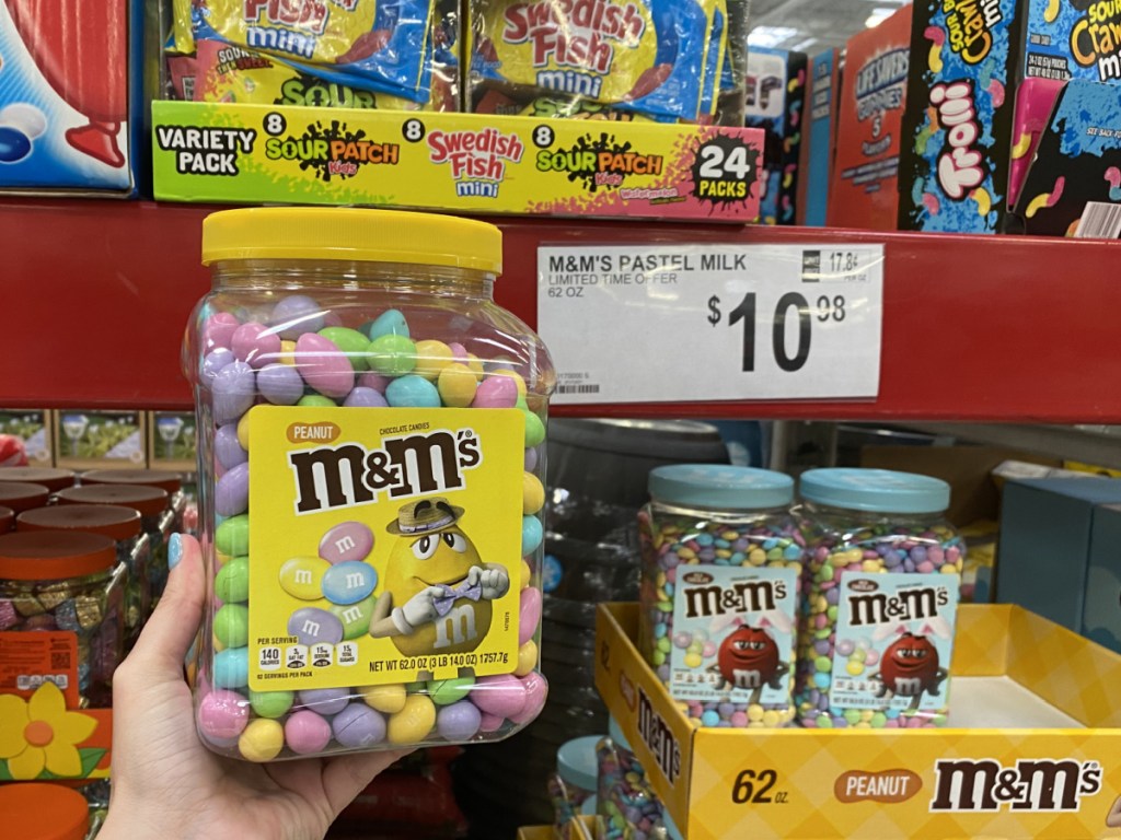 pastel easter peanut m&M's at sam's club