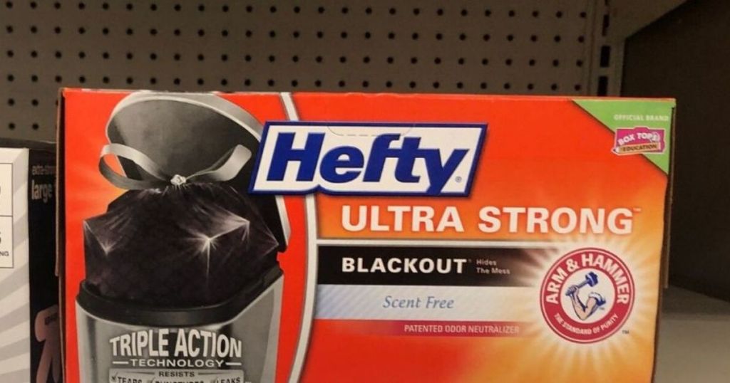 Hefty Ultra Strong Blackout Trash Bags