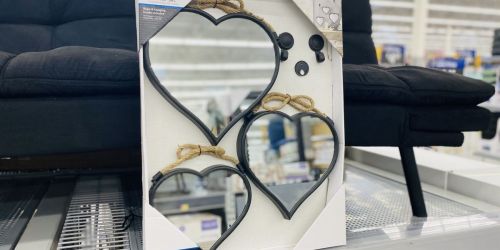 Mainstays 3-Piece Rope Heart Mirrors Set Only $14.98 on Walmart.com