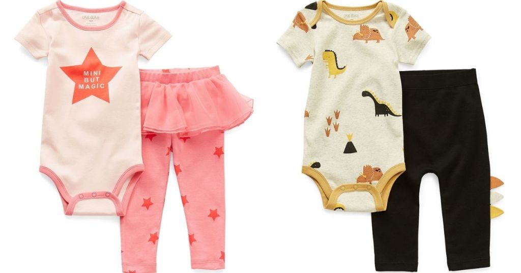 two Okie Dokie Baby Outfits