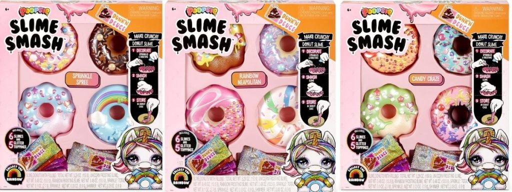 3 Poopsie Slime Smash Donuts in packaging