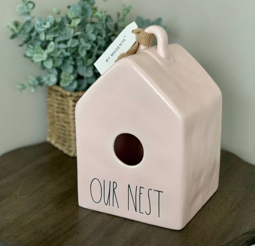 Rae Dunn Our Nest Birdhouse