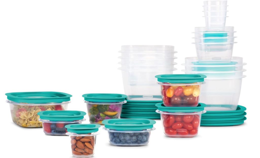 Rubbermaid Containers stacked