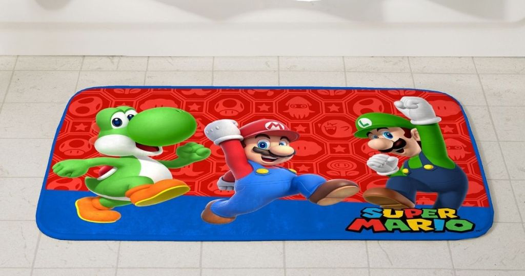 Super Mario Bath Rug