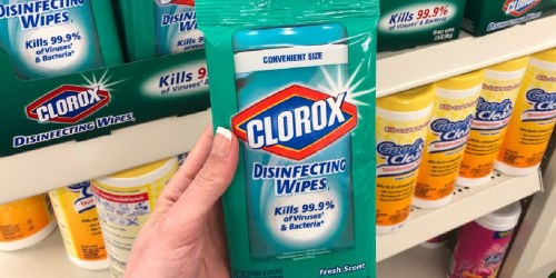 Clorox Disinfecting Wipes In-Stock & from 99¢ on Target.com