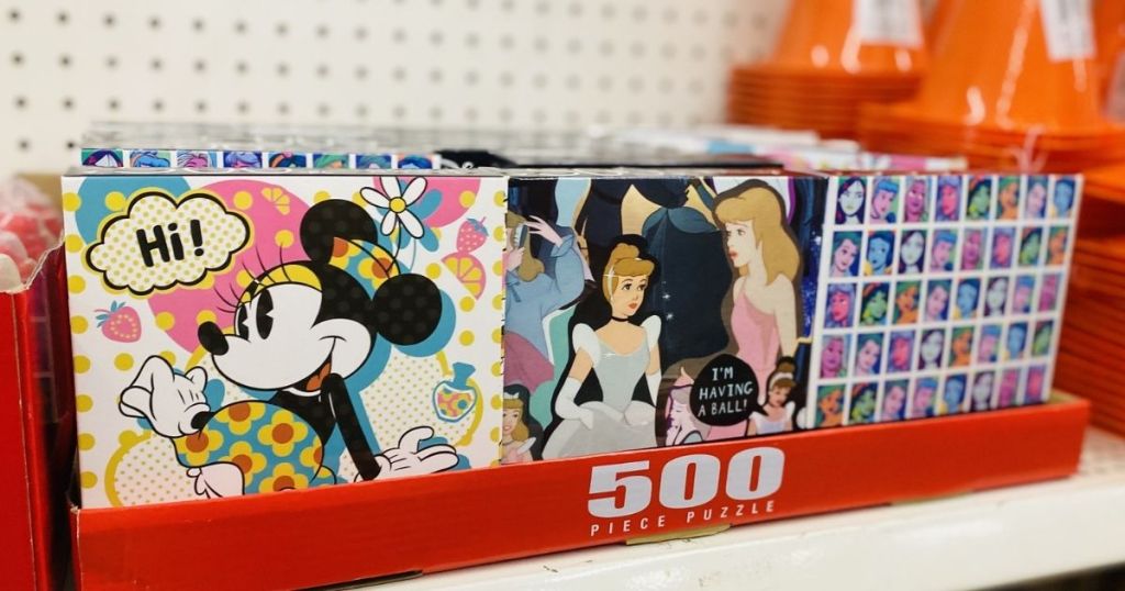 disney 500-piece puzzle boxes