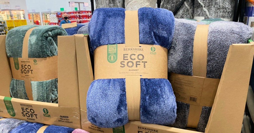 eco soft berkshire blankets at Costco