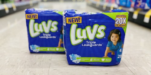 Luvs Diaper Packs from $1.99 Each After Cash Back on Walgreens.com (Regularly $7.49)