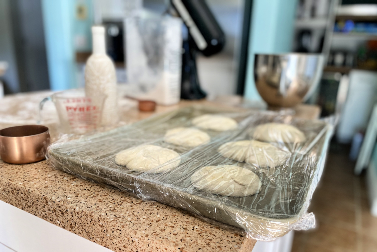 making pizza dough at home