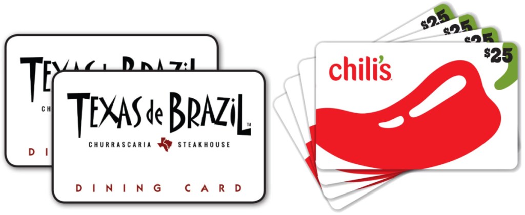 texas de brazil and chilis gift cards