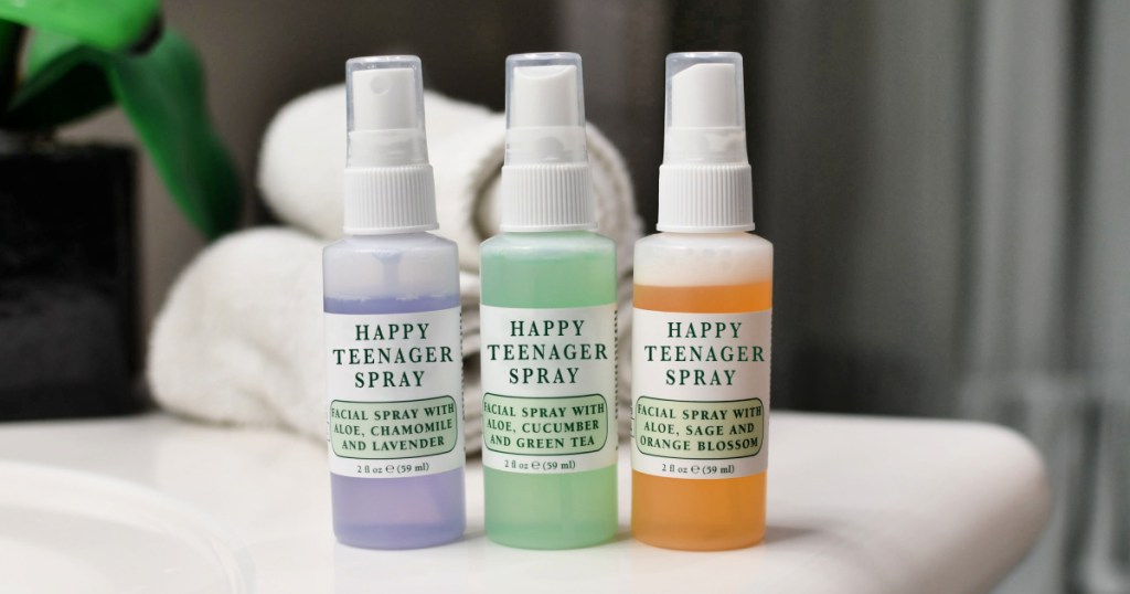 3 bottles happy teenager spray april fools prank 