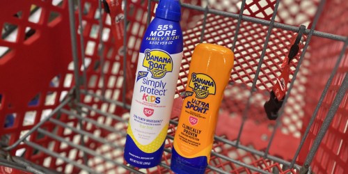 Banana Boat Sunscreen as Low as $3.99 at Target + Stackable Suncare Offers at Walgreens