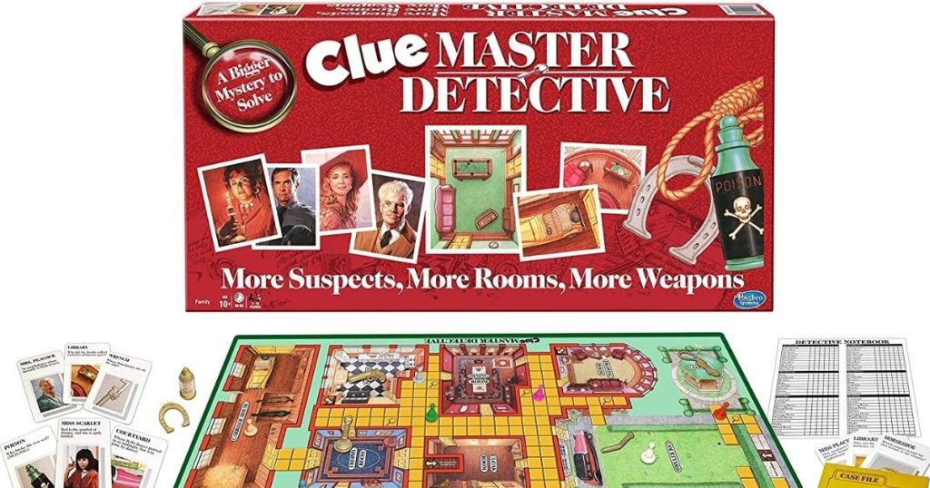 Clue Master Detective Board Game