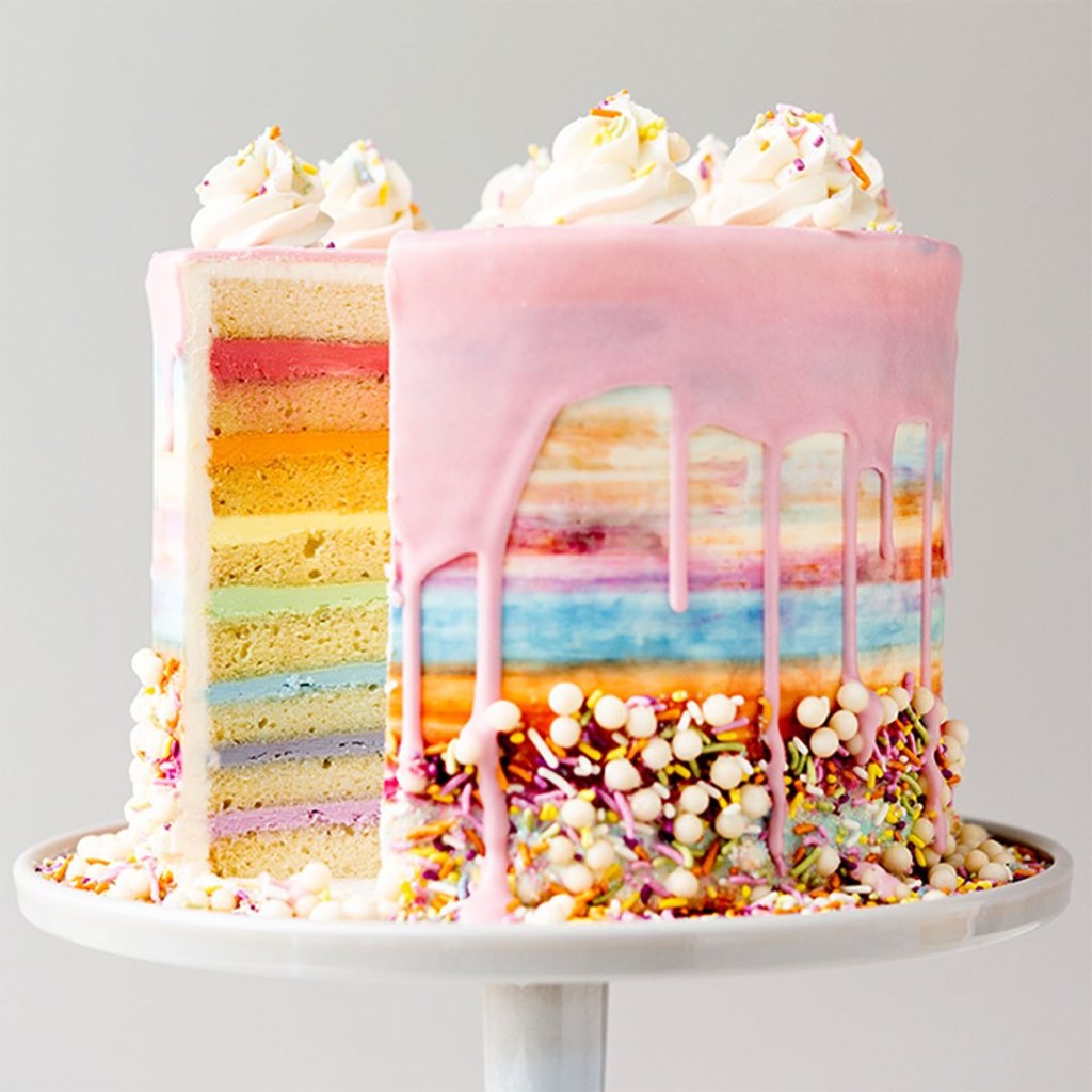 rainbow cake