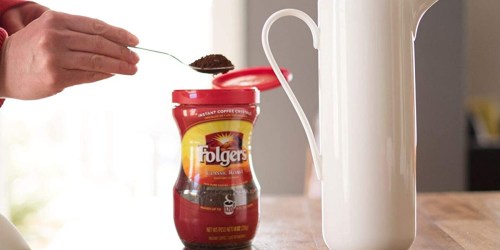 Folgers Instant Coffee 8oz Canister Only $3.97 Shipped on Amazon