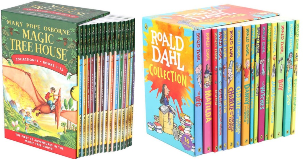 magic tree house and ronald dahl boxed book sets