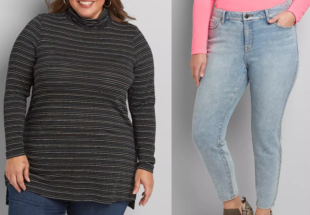 2 women wearing lane bryant clothing