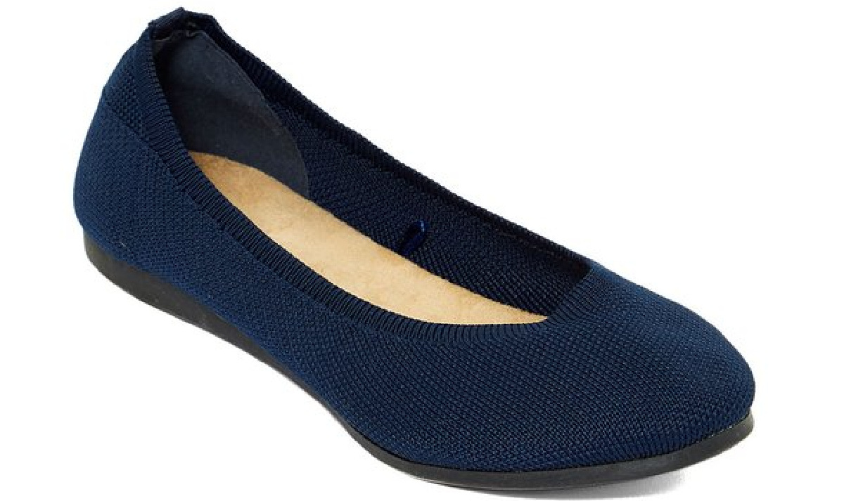 maurices women's navy blue flats