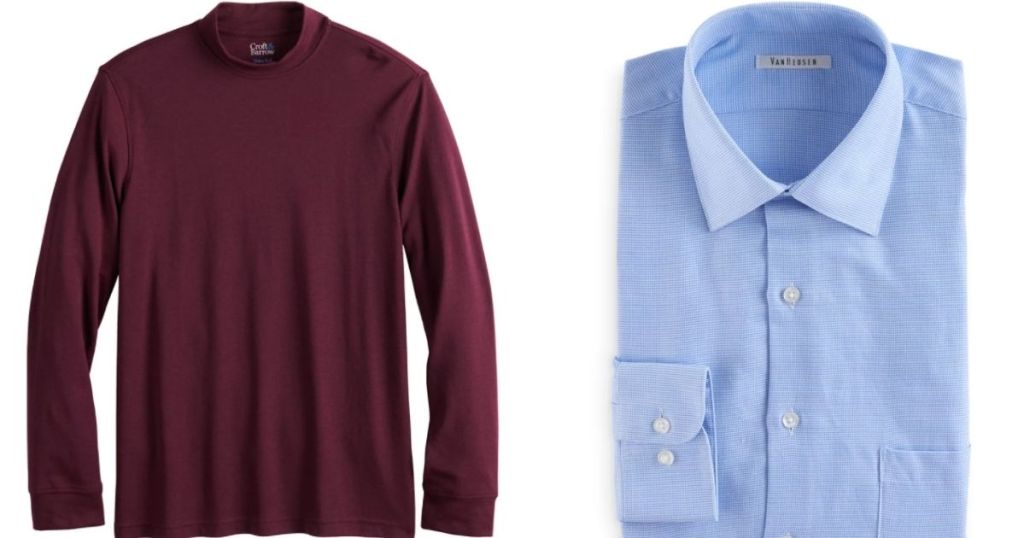 two men's shirts