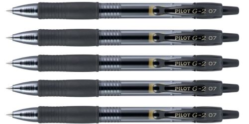 Pilot G2 Gel Pens 5-Pack Only $3.50 on Amazon (Regularly $11)