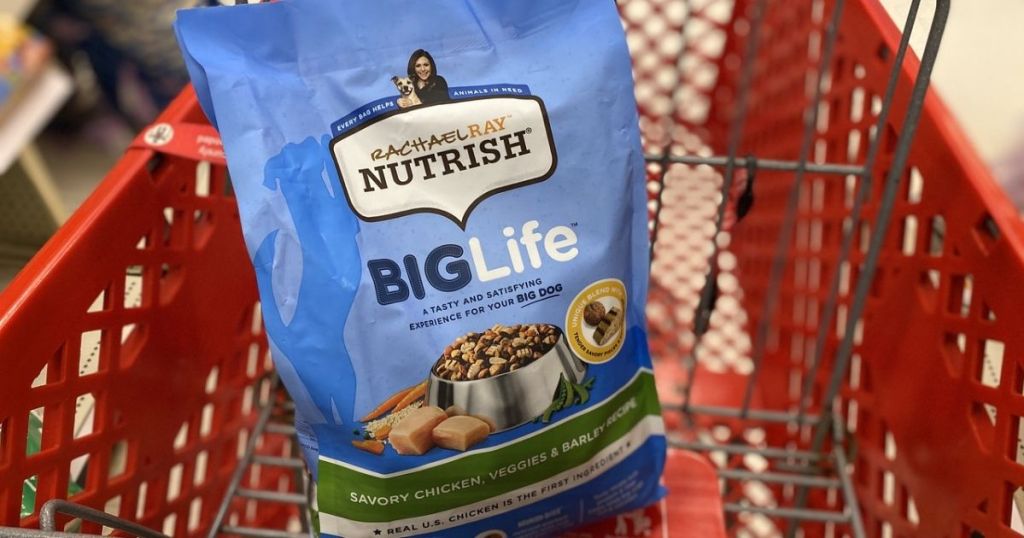 Rachael Ray Big Life Dog Food in target cart