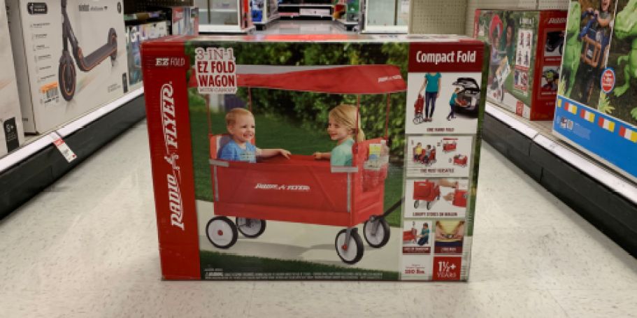 Radio Flyer 3-in-1 EZ Fold Wagon Only $52.99 on Target (Reg. $105)