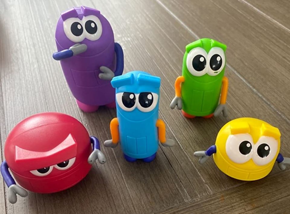 five Storybots figures