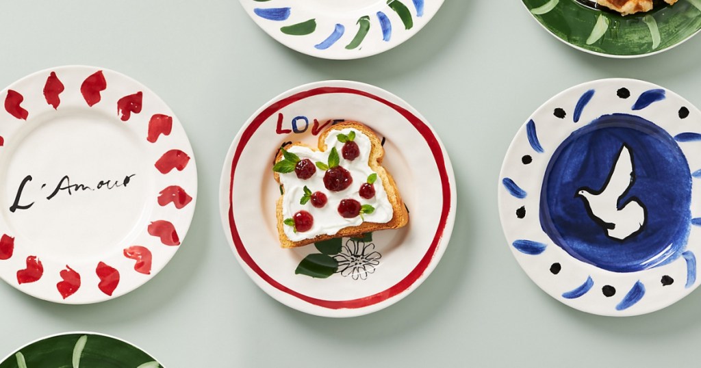 Decorated plates