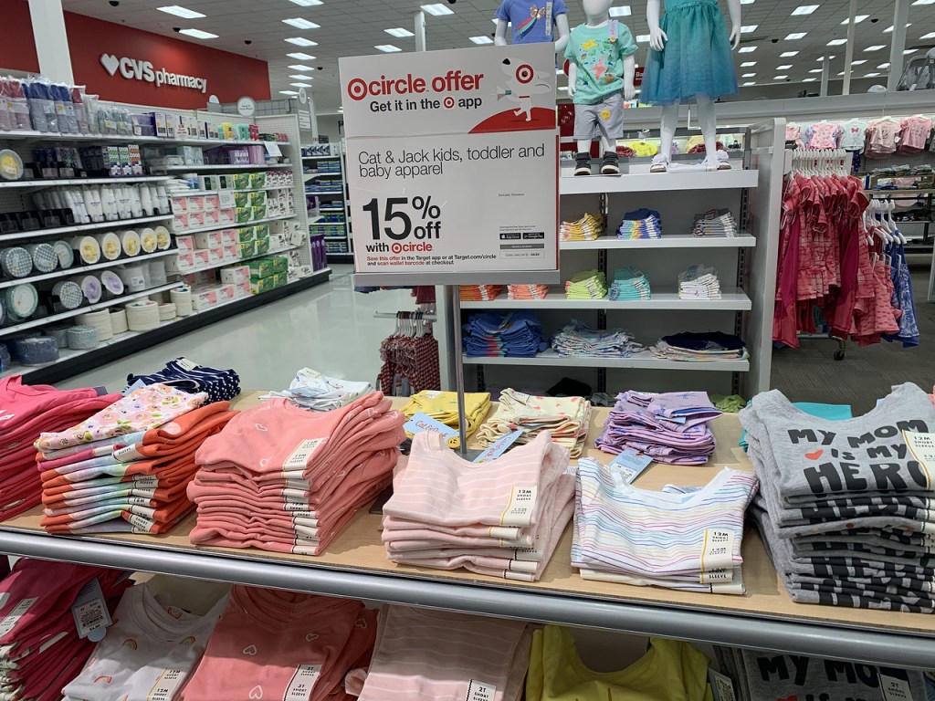 Cat Jack Tees on display table