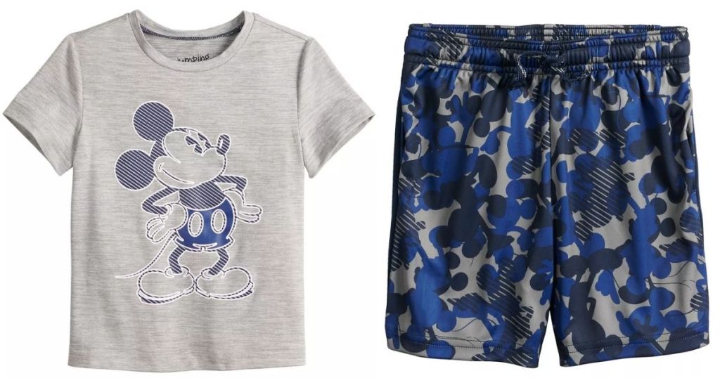 Disney Jumping Beans Boys Tee & Shorts