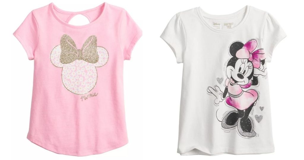 2 Disney Jumping Beans Girls Tees