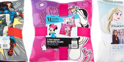 Disney or Marvel Squishy Character Pillow 2-Packs Only $8.99 at Macy’s (Regularly $30)
