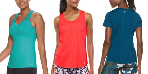 FILA Women’s Activewear from $8.39 Shipped for Select Kohl’s Cardholders (Regularly $25)