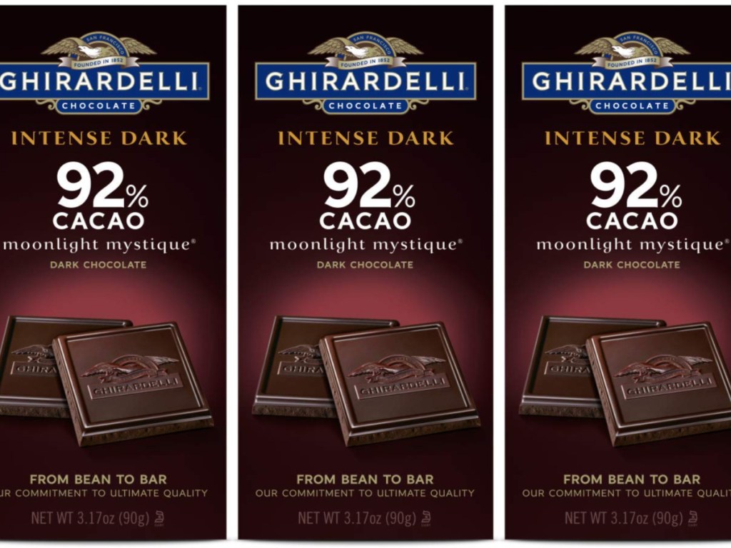 92% cacao ghirardelli bars