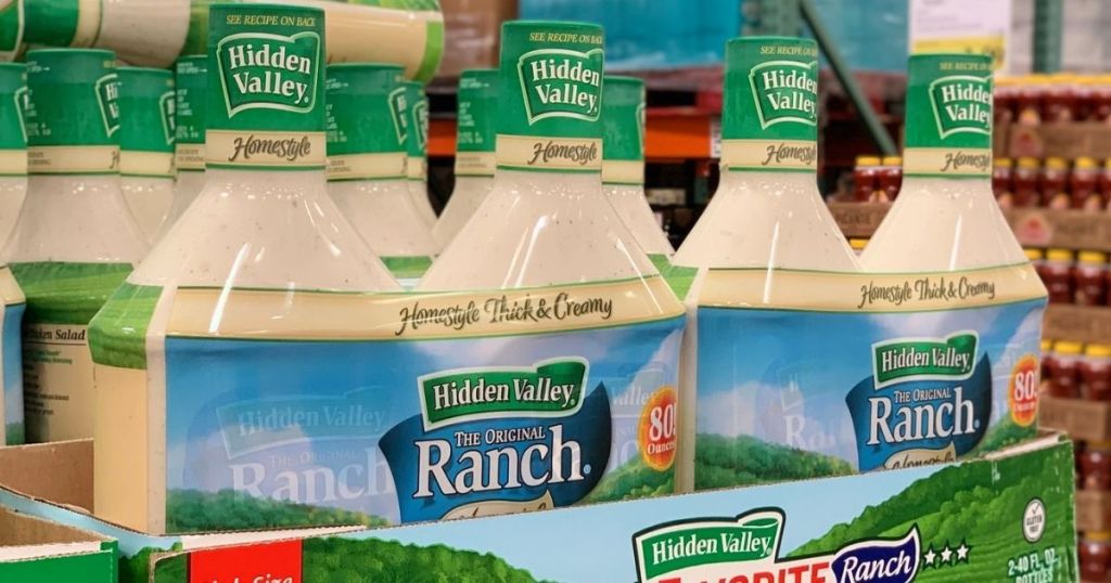 Hidden Valley Ranch 80oz 2-Packs displayed in store