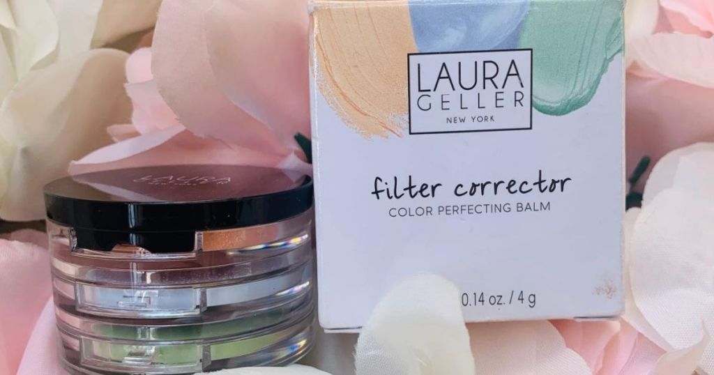 Laura Geller Corrector in packaging in flowers