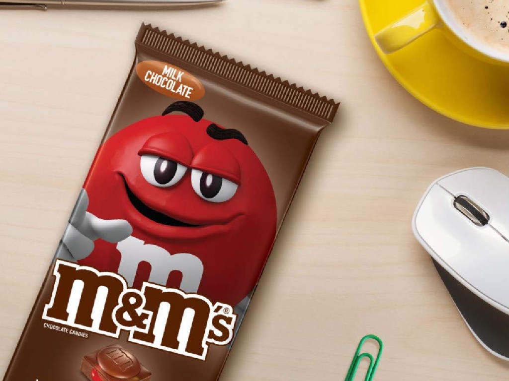 M&M Milk Chocolate Candy Bar 