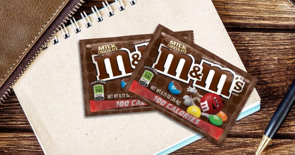 M&M 100 calorie packs