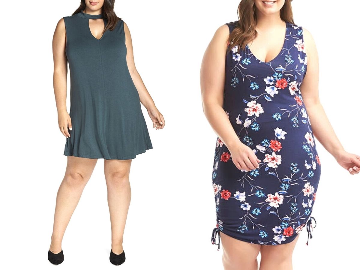 woman wearing short dresses