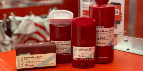 $48 Worth of Old Spice GentleMan’s Blend Items Only $19 After Target Gift Card & Rebate | No Dyes or Parabens