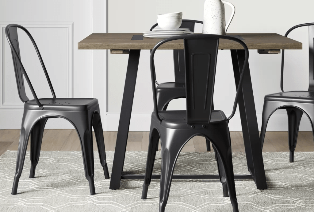 dining table with chairs