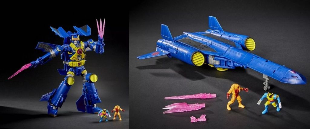 2 versions of Transformers Generations Collaborative: Marvel Comics X-Men Ultimate X-Spanse