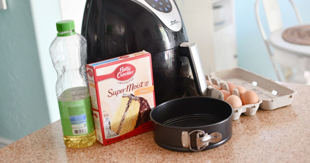 air fryer cake ingredients