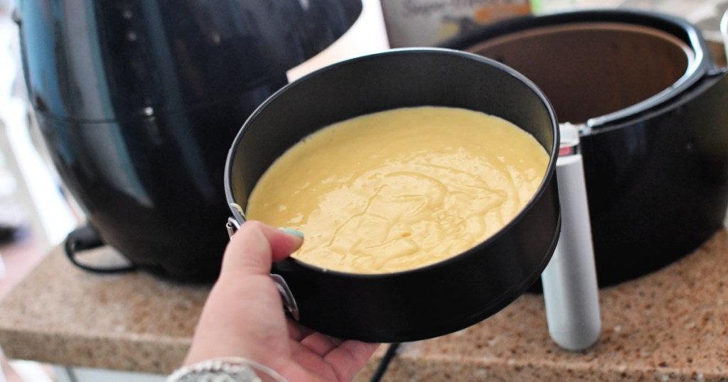 cake in a springform pan