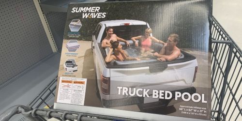 Inflatable Truck Bed Pool Only $39.97 Shipped on Walmart | Fits Any Standard-Sized Truck