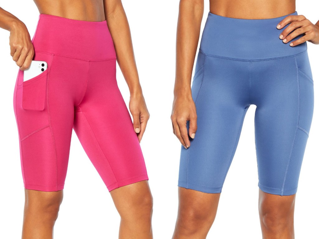 bally total fitness women's bike shorts